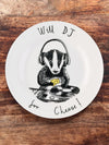 JimBobArt Side Plate - Will DJ for Cheese