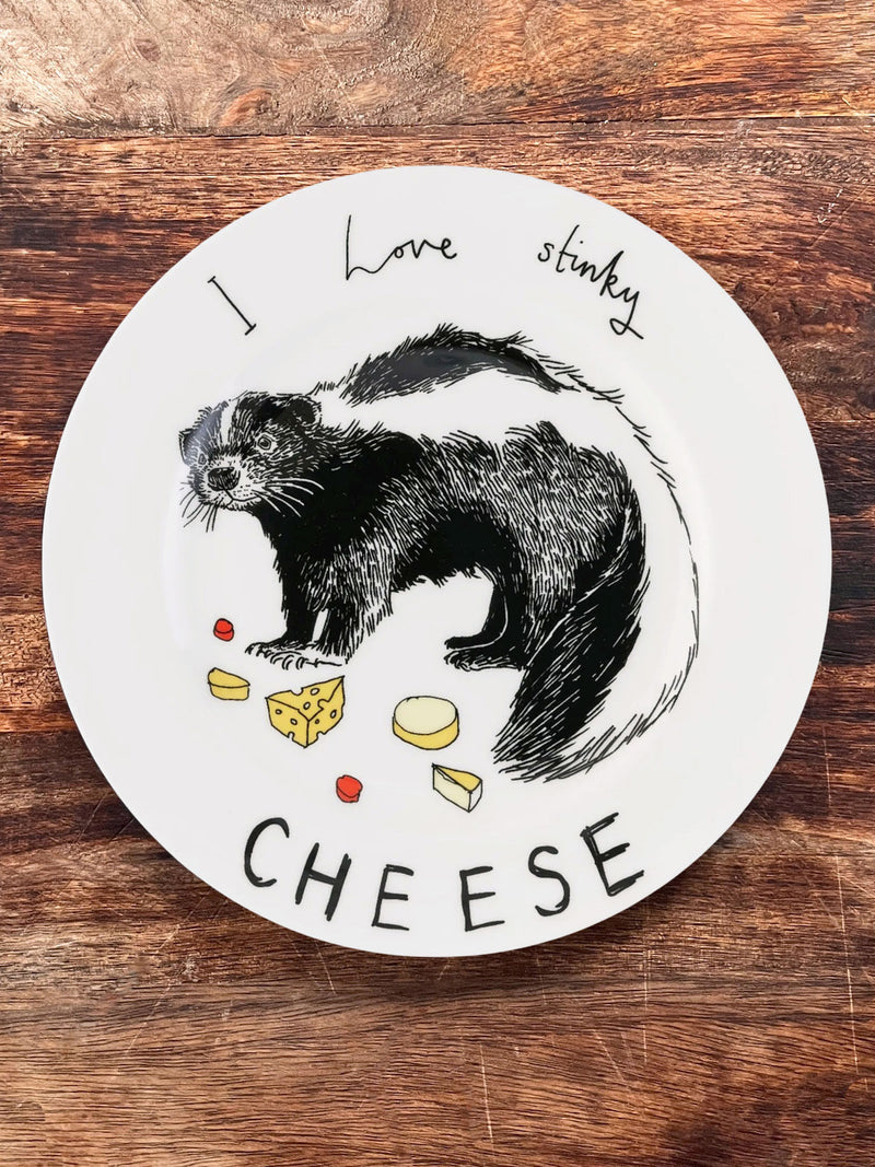 JimBobArt Side Plate - Stinky Cheese