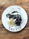 JimBobArt Side Plate - Stinky Cheese