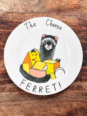 JimBobArt Side Plate - The Cheese Ferret