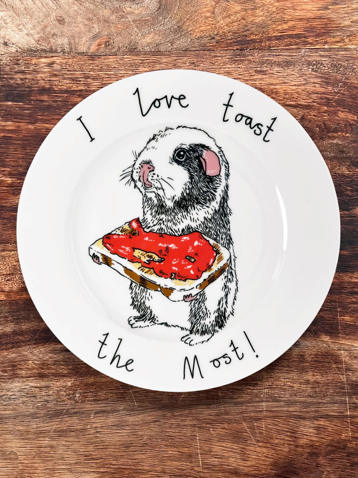 JimBobArt Side Plate - Toast