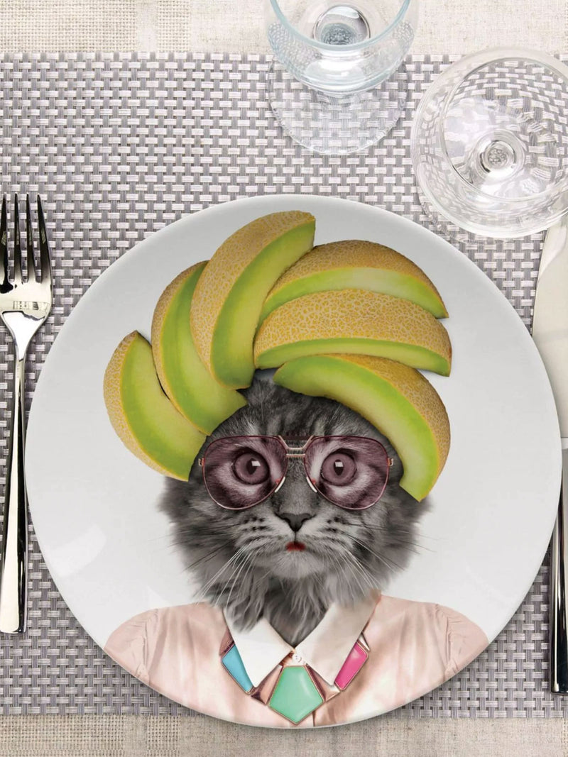 Wild Dining Plate - Cat
