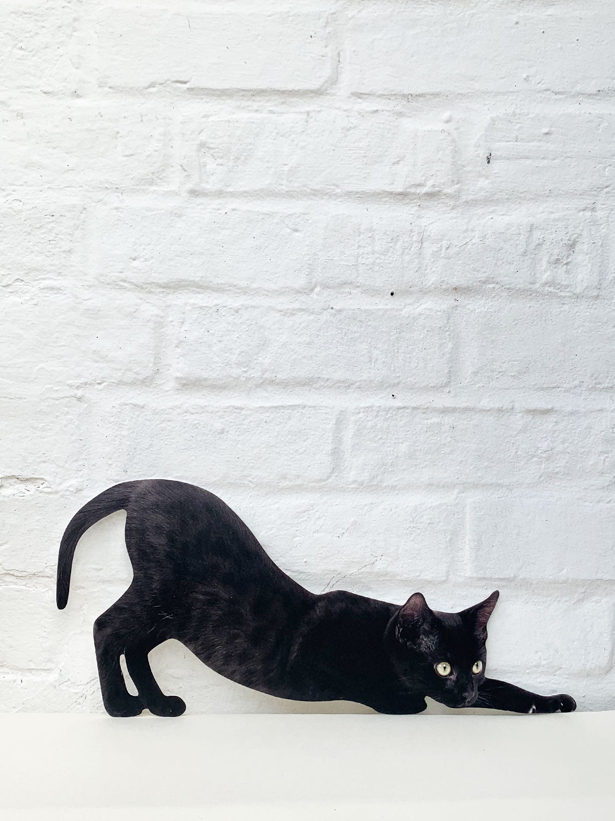 Koziel Cut Out - Pouncing Black Cat