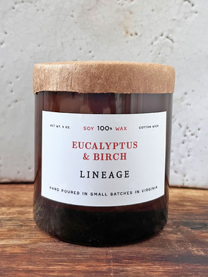 LINEAGE - Eucalyptus and Birch Candle