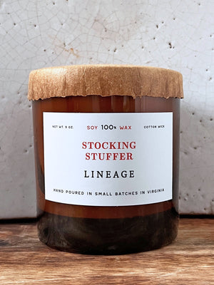 LINEAGE -  Stocking Stuffer Candle