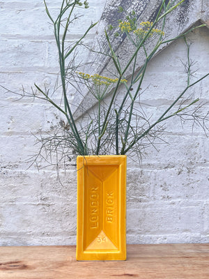 London Brick Vase - Yellow