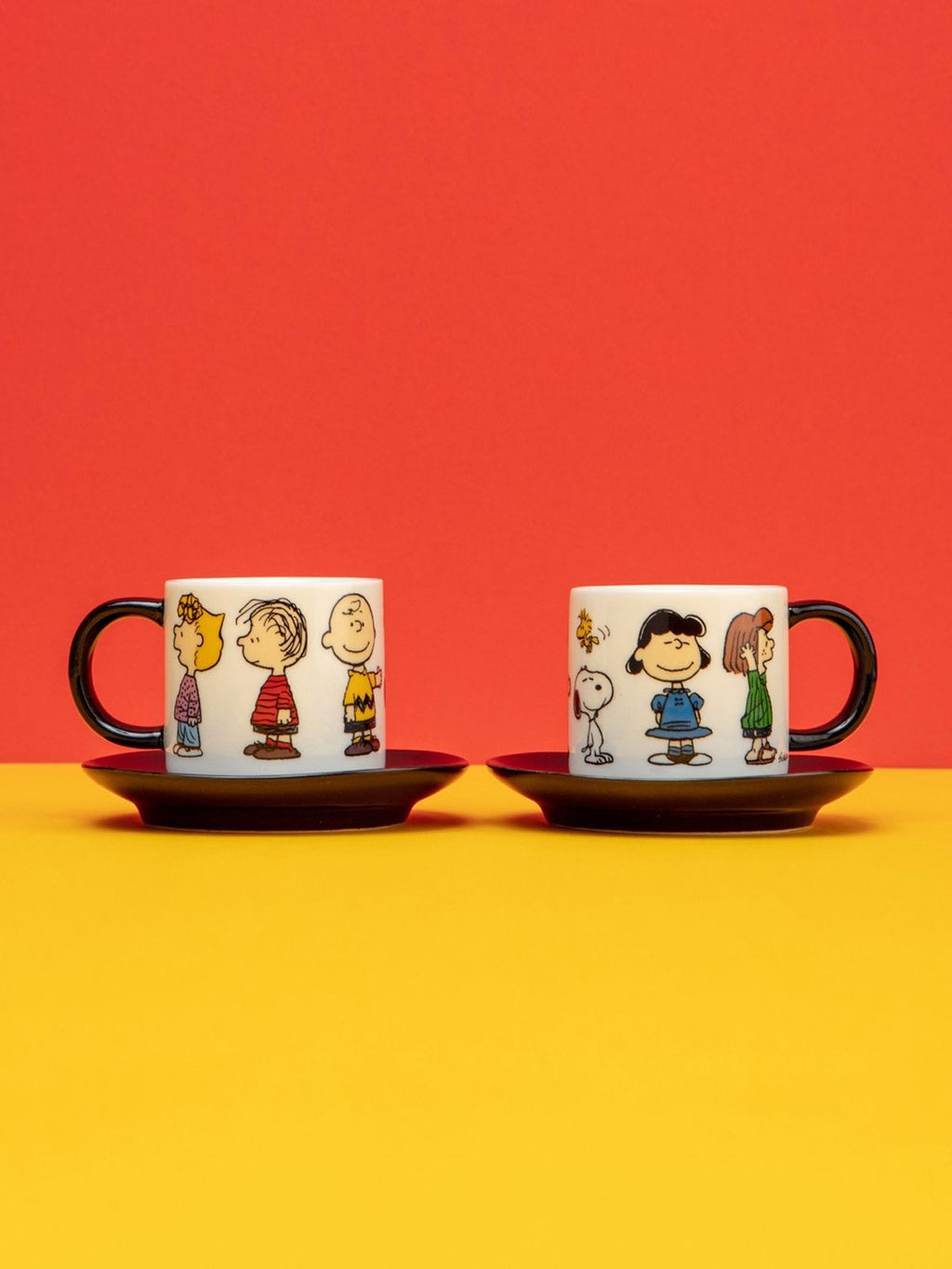 Peanuts Espresso Set Cups and Saucers  - Gang