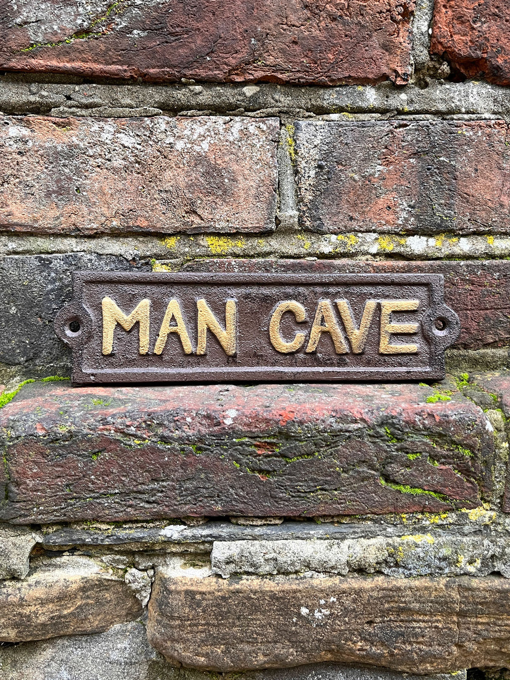 Man Cave - Cast Iron Sign