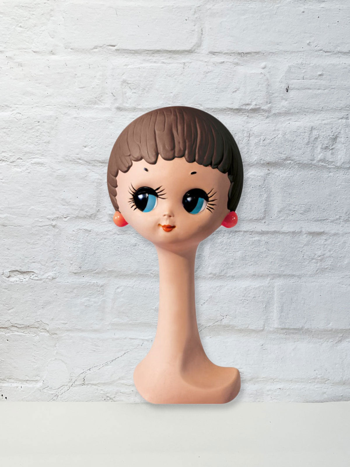 Koziel Cut Out - Mannequin Head Hat - Brown-Haired