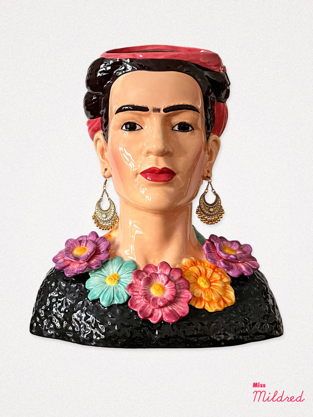 Frida Mexicana Planter Vase Bust