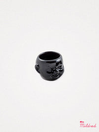 Baby Face mini Pot / Planter Black giggle