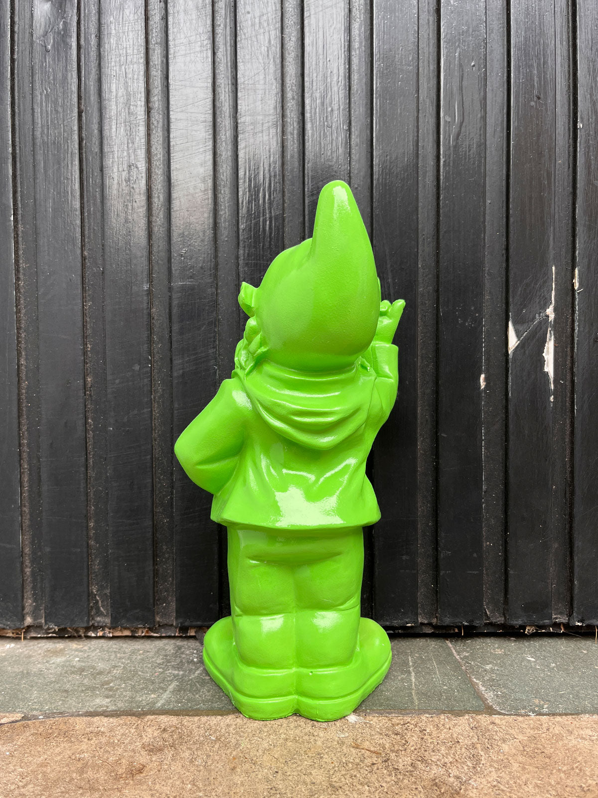 Naughty Finger Gnome 32cm - Lime Green