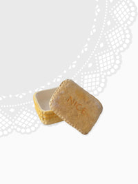 Ceramic Trinket Box - Nice Biscuit