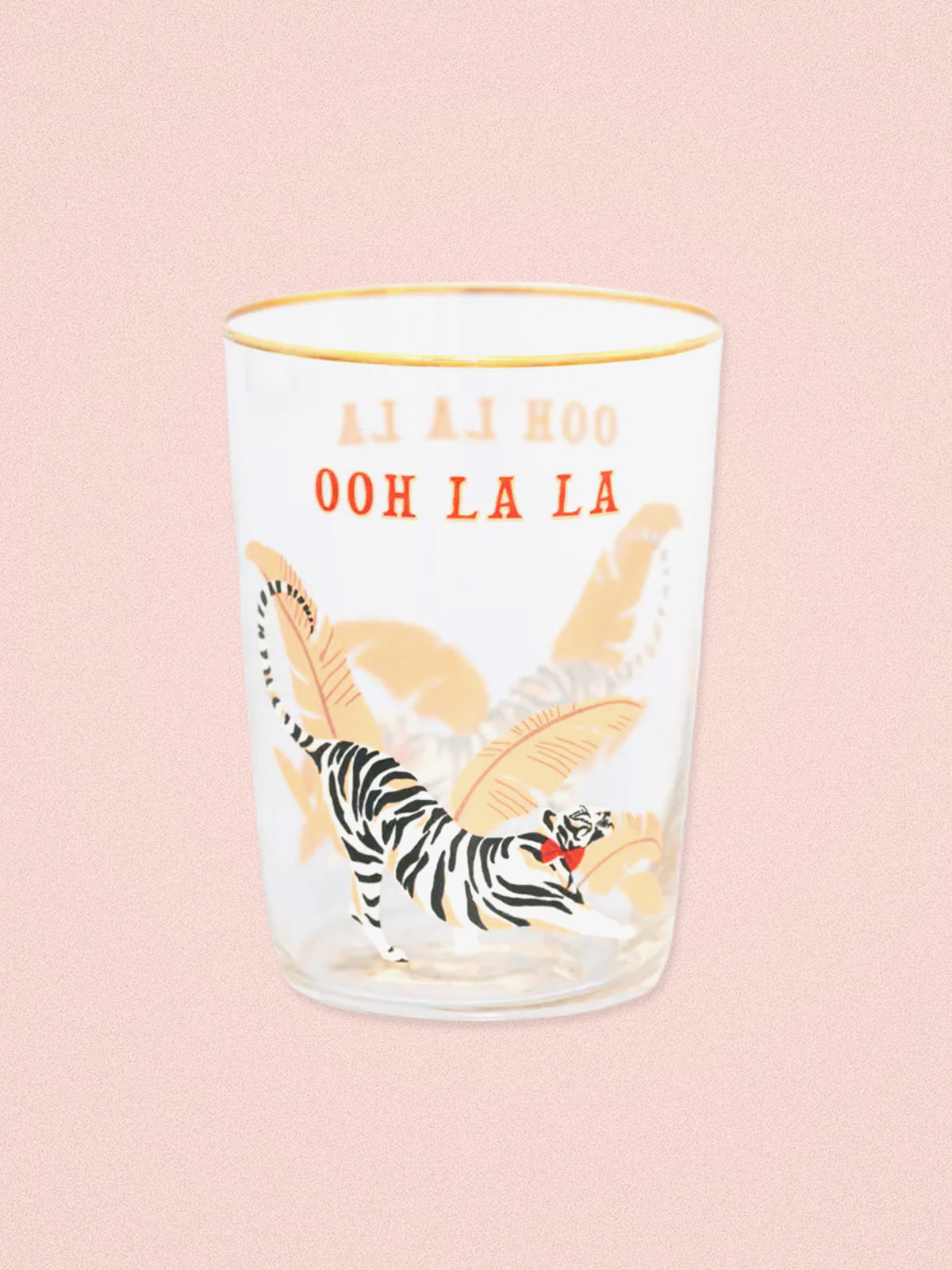 Yvonne Ellen Hi Ball Glass - Tiger