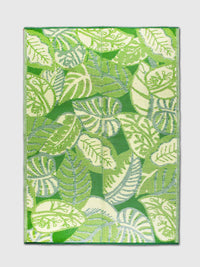 Tropical Palm Leaf Outdoor Rug