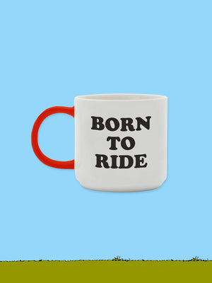 Peanuts Ceramic Mug - Born To Ride
