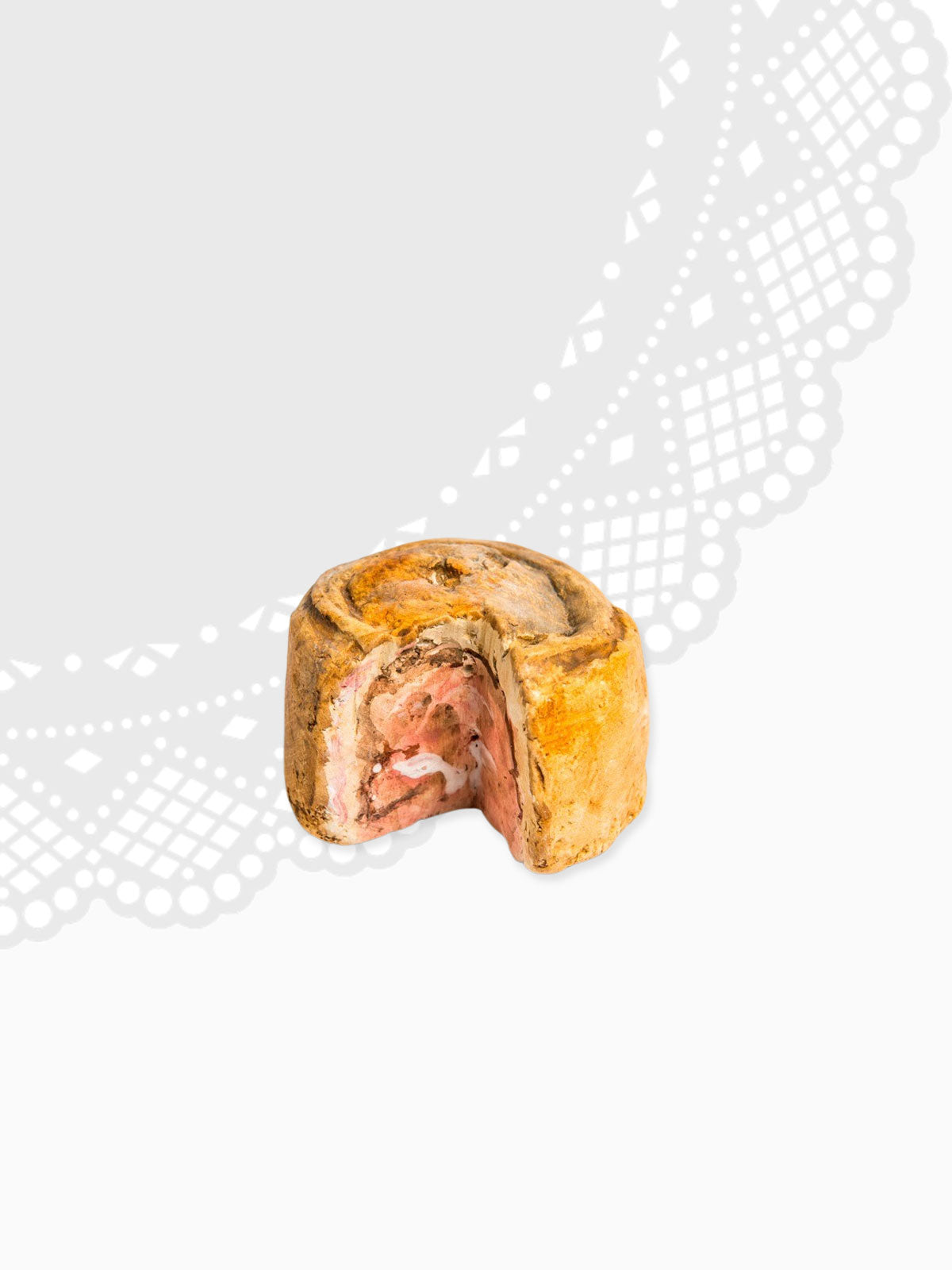 Ceramic Paperweight - Pork Pie