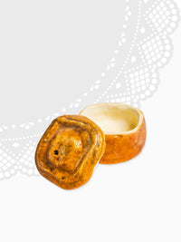 Ceramic Trinket Box - Pork Pie