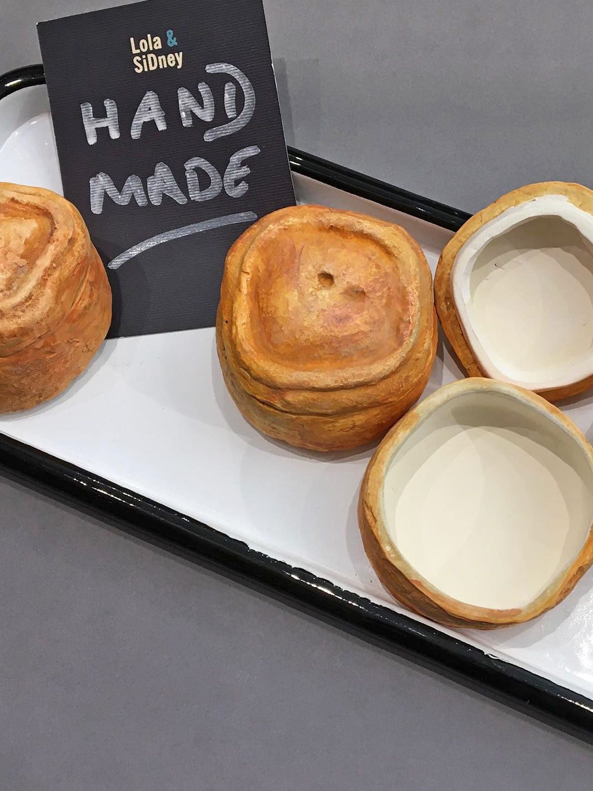 Ceramic Trinket Box - Pork Pie