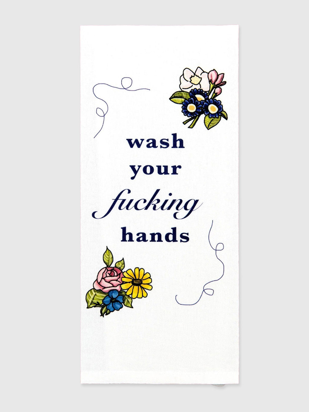 Funny Tea Towels - Wash Your Fucking Hands