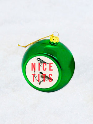 Christmas Ornament - Nice Tits - Green