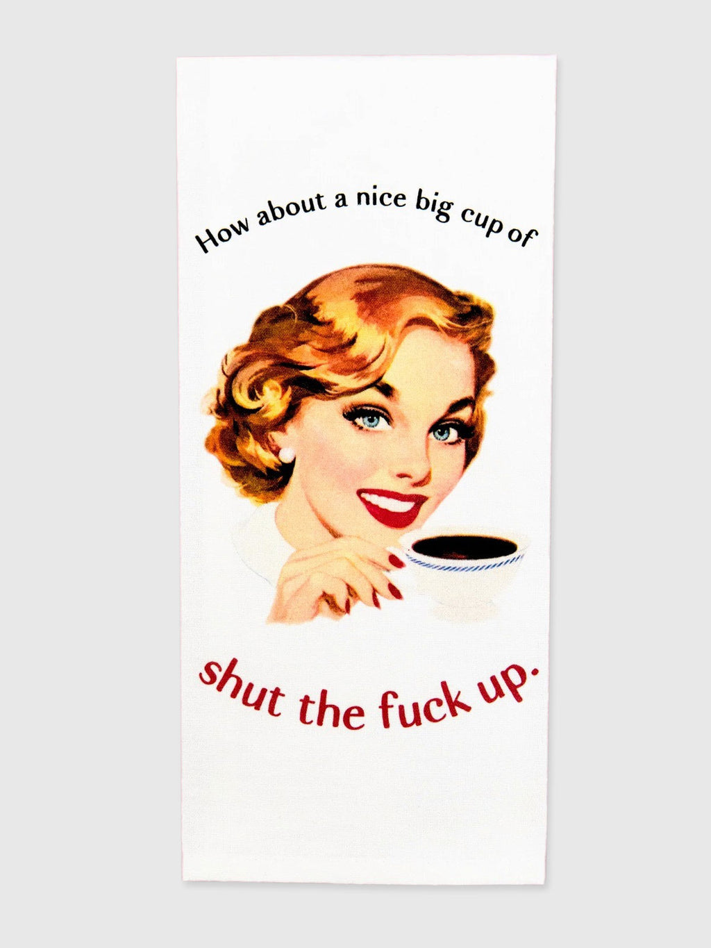 Funny Tea Towels - Nice Big Cup of STFU