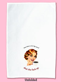 Funny Tea Towels - Nice Big Cup of STFU