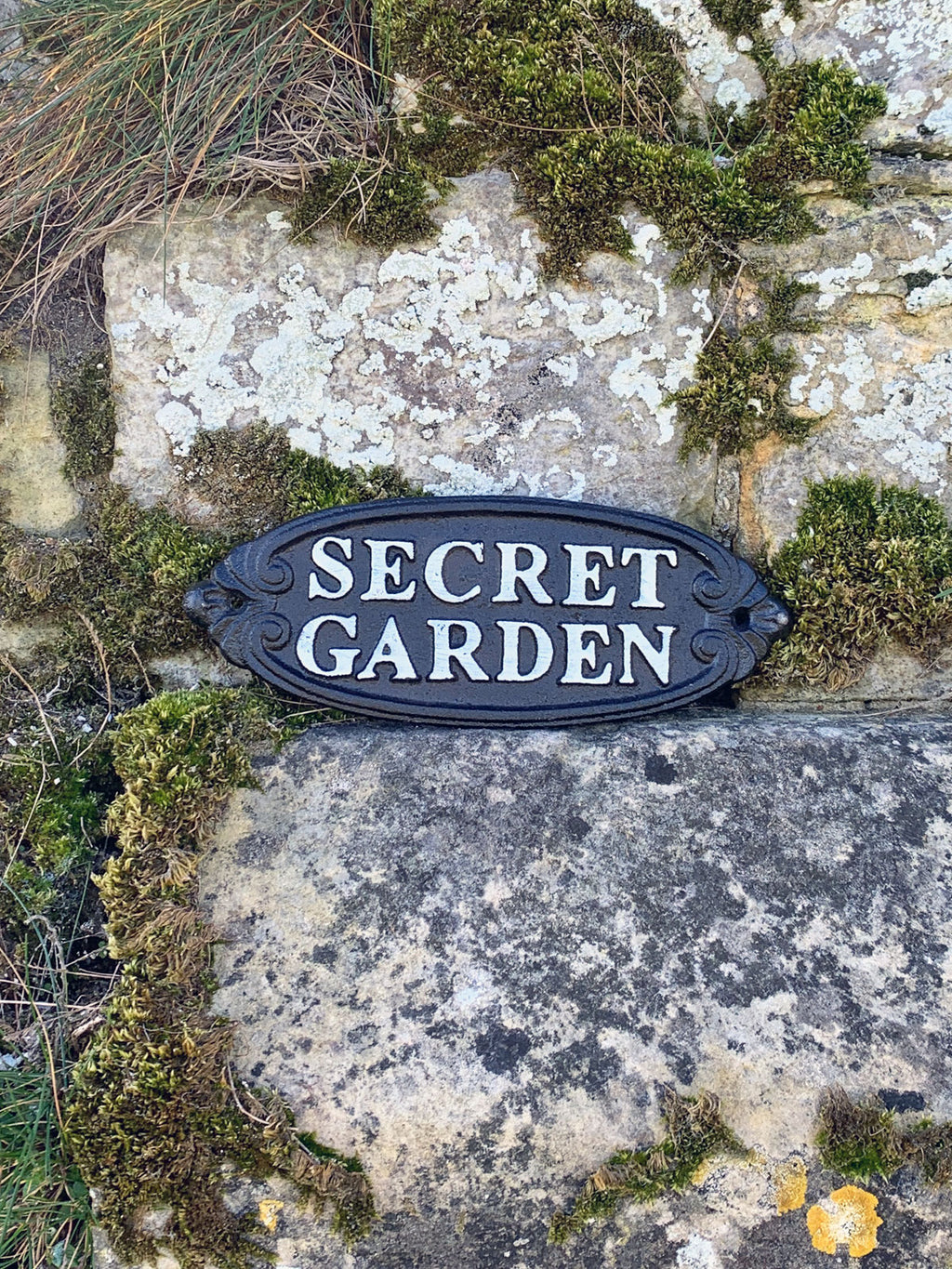 Secret Garden - Cast Iron Sign
