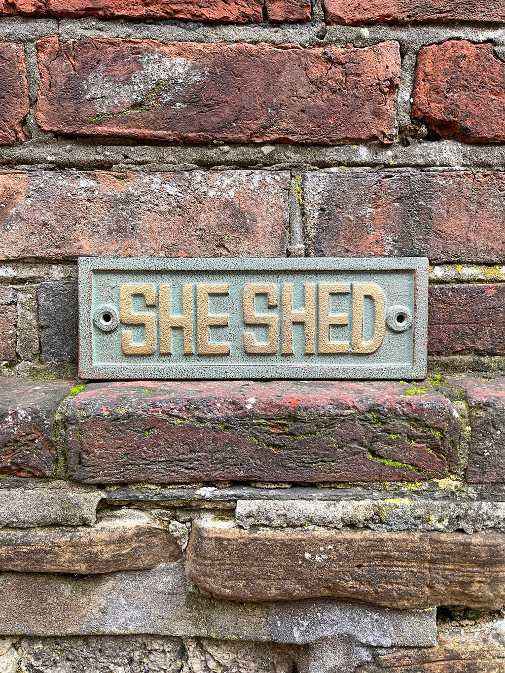 She Shed - Cast Iron Sign