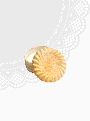 Ceramic Trinket Box - Shortcake Rounds Biscuit