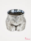 Booty Ceramic Jar / Pot Silver - Large