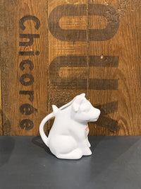 White Cow Ceramic Milk Jug