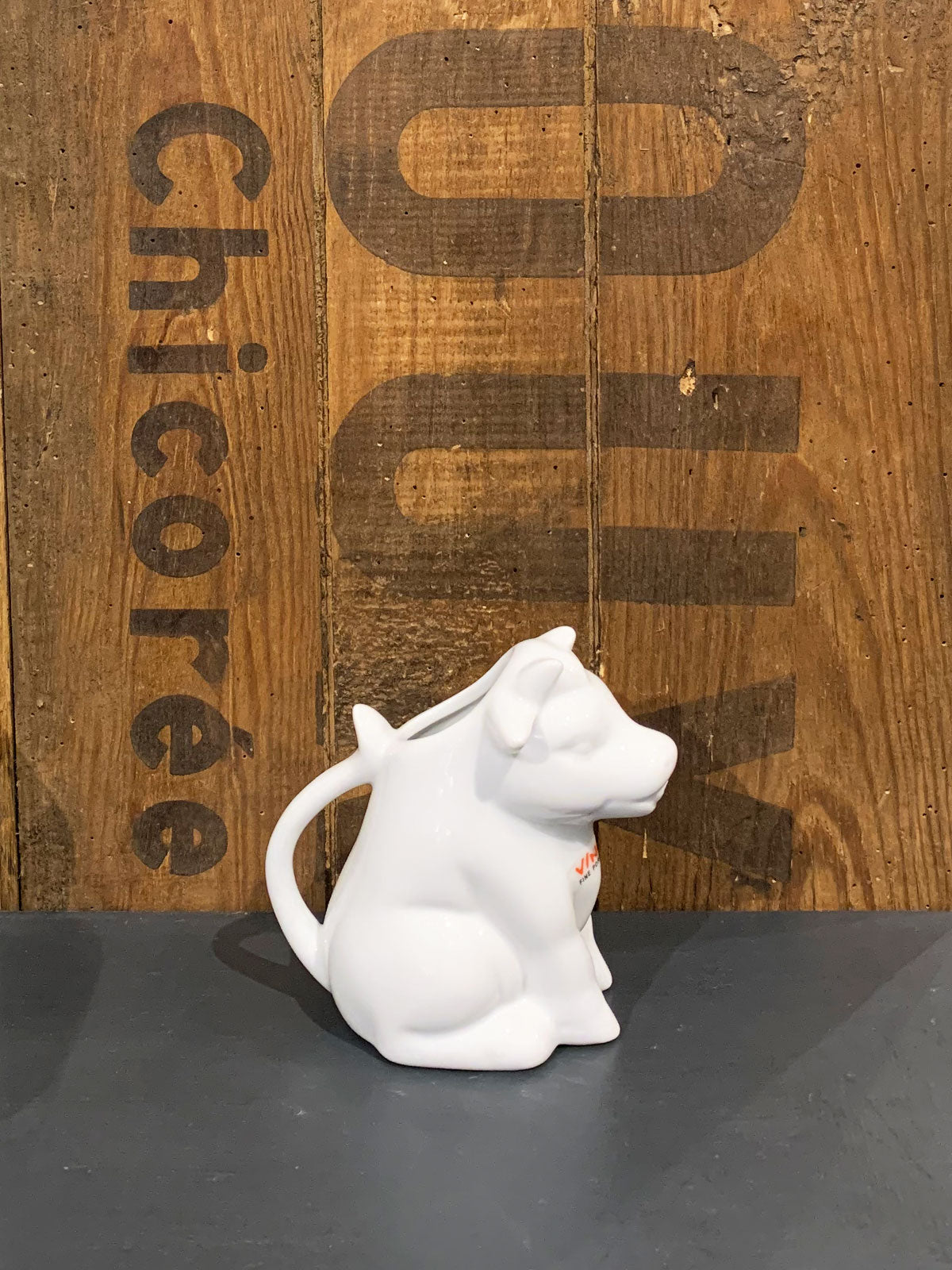 White Cow Ceramic Milk Jug