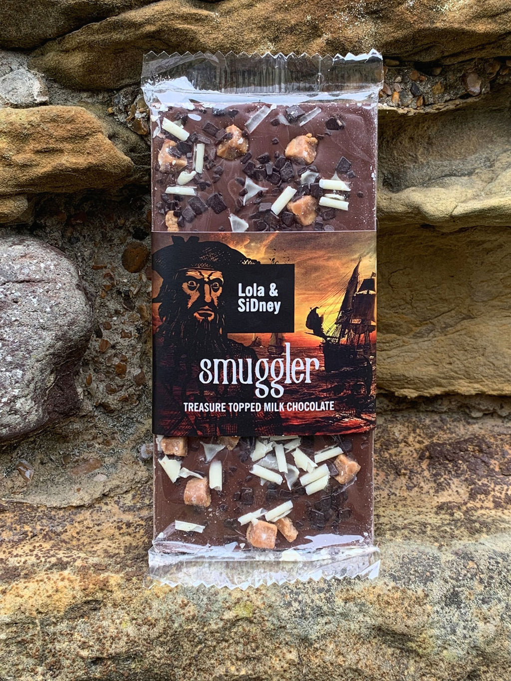 Smuggler - Treasure Topped Chocolate Bar 100g