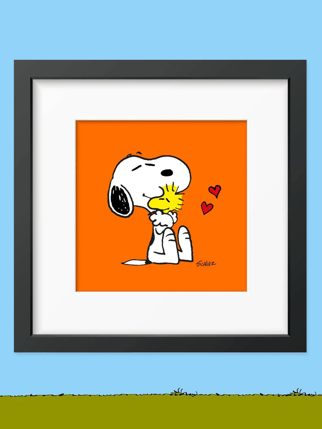 Peanuts Framed Print - Snoopy Hug