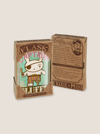 Stainless Steel Hip Flask - Captain Fluffy Rabbit