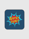 Coaster - Super Cunt Logo - Blue