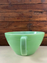 Jadeite Glass Mixing Bowl with Spout