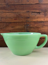 Jadeite Glass Mixing Bowl with Spout