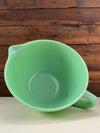 Jadeite Glass Mixing Bowl with Spout