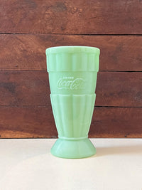 Coca-Cola® Jadeite Glass 16oz Malt Cup