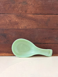Jadeite Glass Spoon Rest