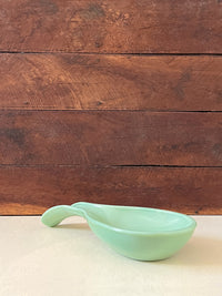 Jadeite Glass Spoon Rest