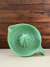 Jadeite Glass Juicer with Handle