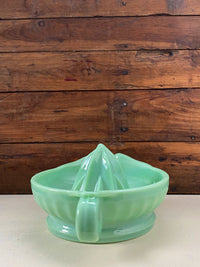 Jadeite Glass Juicer with Handle