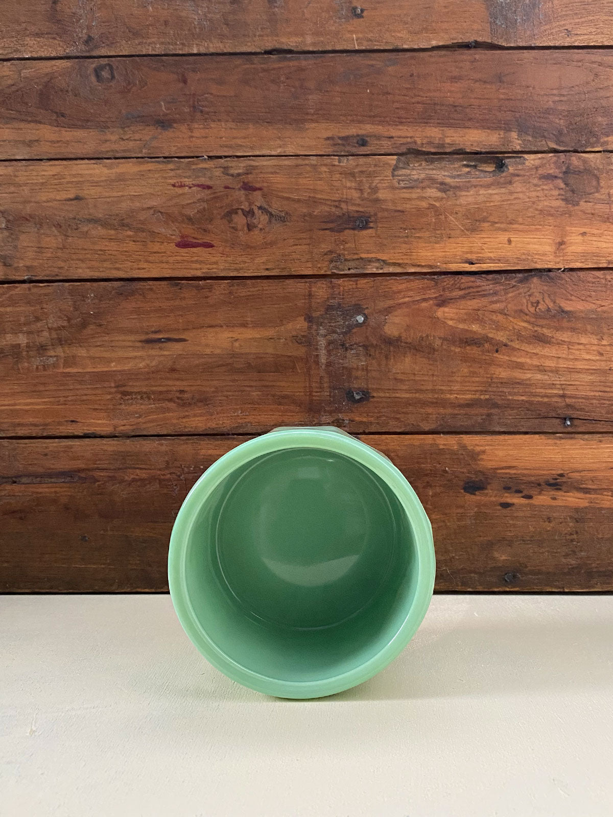 Jadeite Glass Salt Cellar