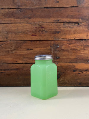 Jadeite Glass Salt Shaker 6oz