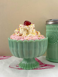 Jadeite Glass Sundae Dish