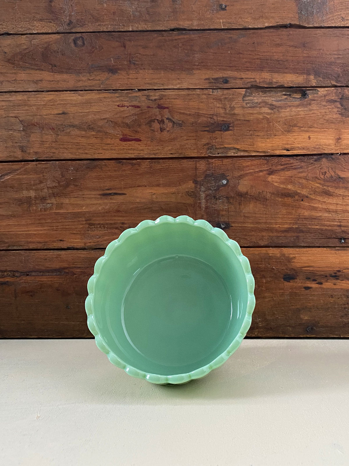 Jadeite Glass Sundae Dish