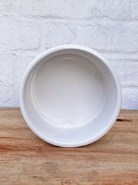 'Forest Toile' Ceramic Pet Bowl - Small, Earthy Green